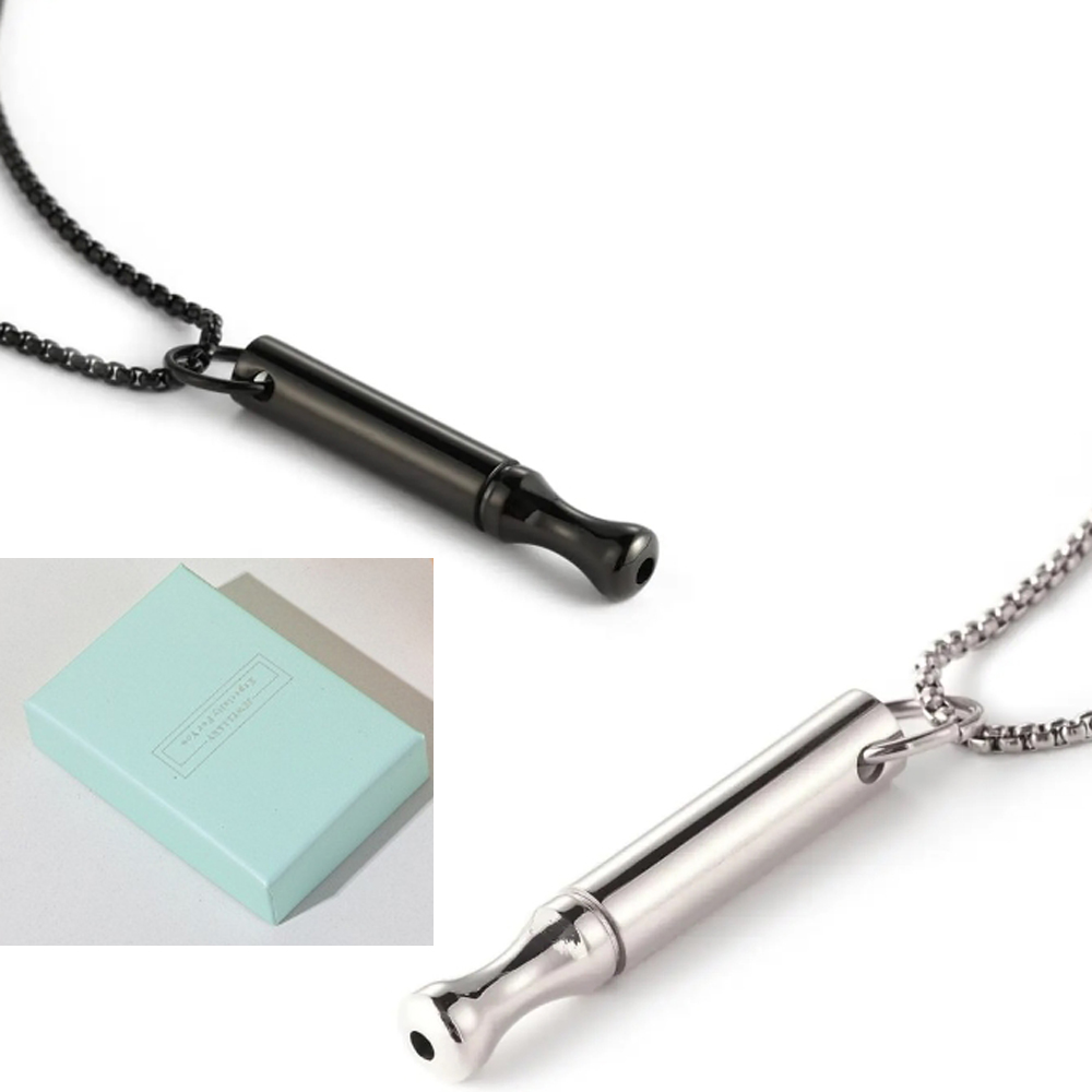 Accessories For Vaping - التيتانيوم الصلب التنفس قلادة لتخفيف القلق