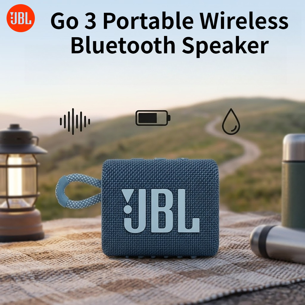 مكبر صوت JBL Go 3 محمول لاسلكي - مراجعة Jbl Speaker Go 4 وسعره
