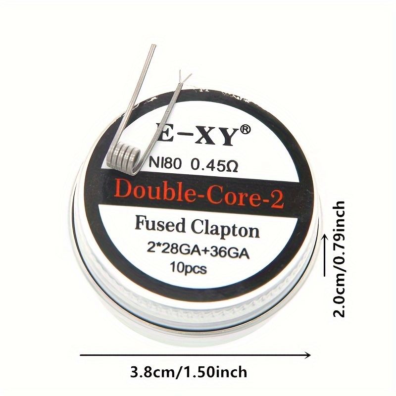 10 قطعة/صندوق ، ملفات كلابتون  - مراجعة Coil Building Kit وسعره