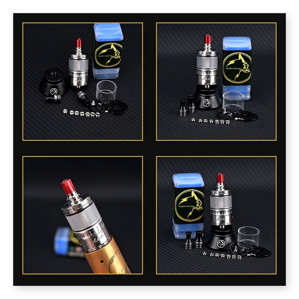 وولف كولفيب نولا RTA - خزان أت - مراجعة Vaping Air وسعره