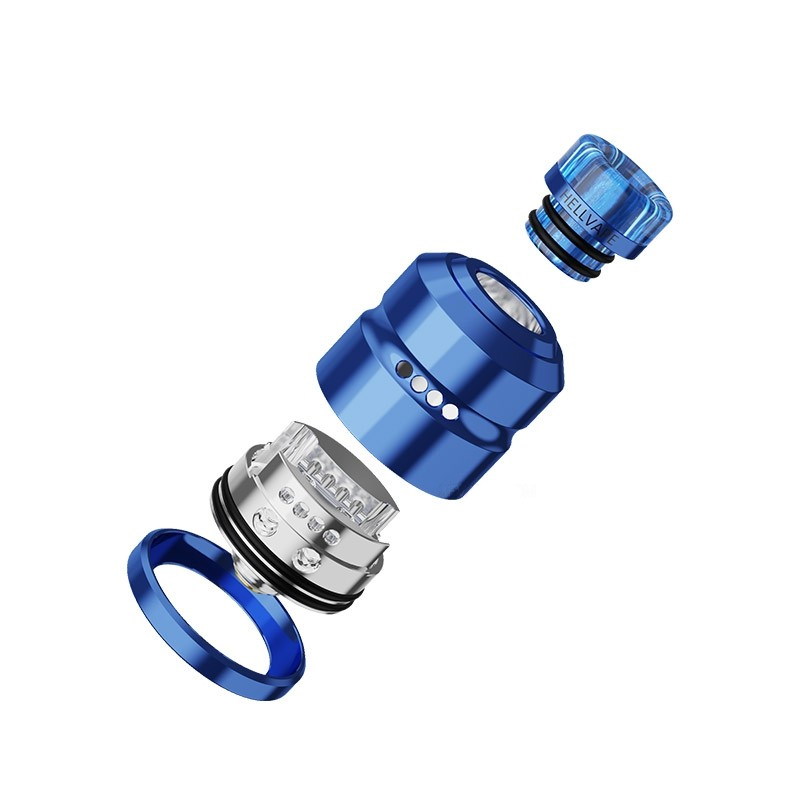 خزان السائل الأصلي Hellvape De - مراجعة Rda Atomizer Deck وسعره